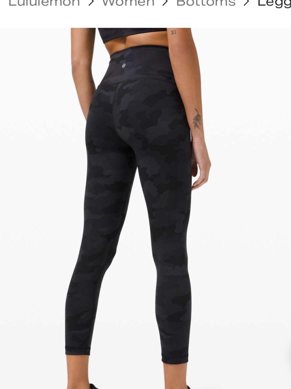 Lululemon Wunder Under Train, High-Rise full length, Camo Leggings - Black, 8 - Picture 2 of 6